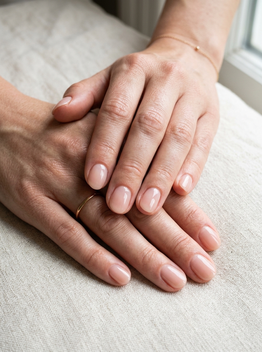Shellac Nägel für kurze Nägel